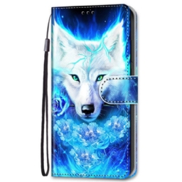 Flip Case Samsung Galaxy S22 Plus 5G Magic Wolf