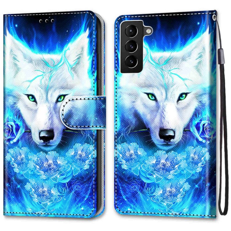 Flip Case Samsung Galaxy S22 Plus 5G Magic Wolf