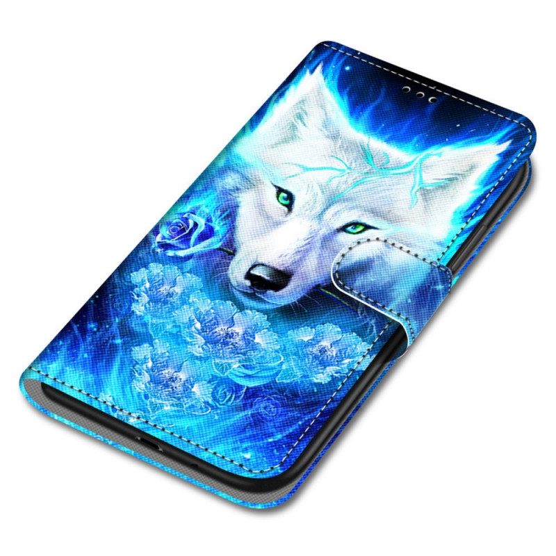 Flip Case Samsung Galaxy S22 Plus 5G Magic Wolf