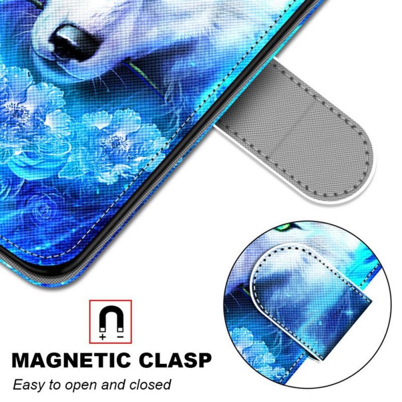 Flip Case Samsung Galaxy S22 Plus 5G Magic Wolf