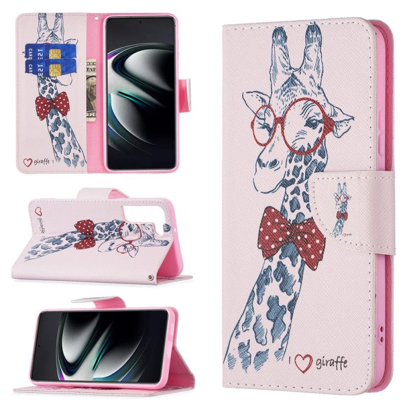 Kotelot Samsung Galaxy S22 Plus 5G Brainy Giraffe