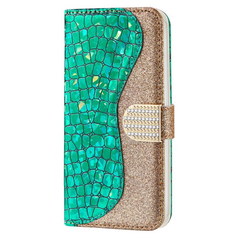 Kotelot Samsung Galaxy S22 Plus 5G Croco Diamonds