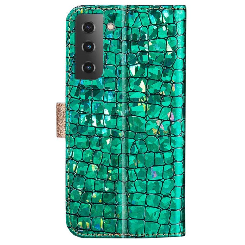 Kotelot Samsung Galaxy S22 Plus 5G Croco Diamonds