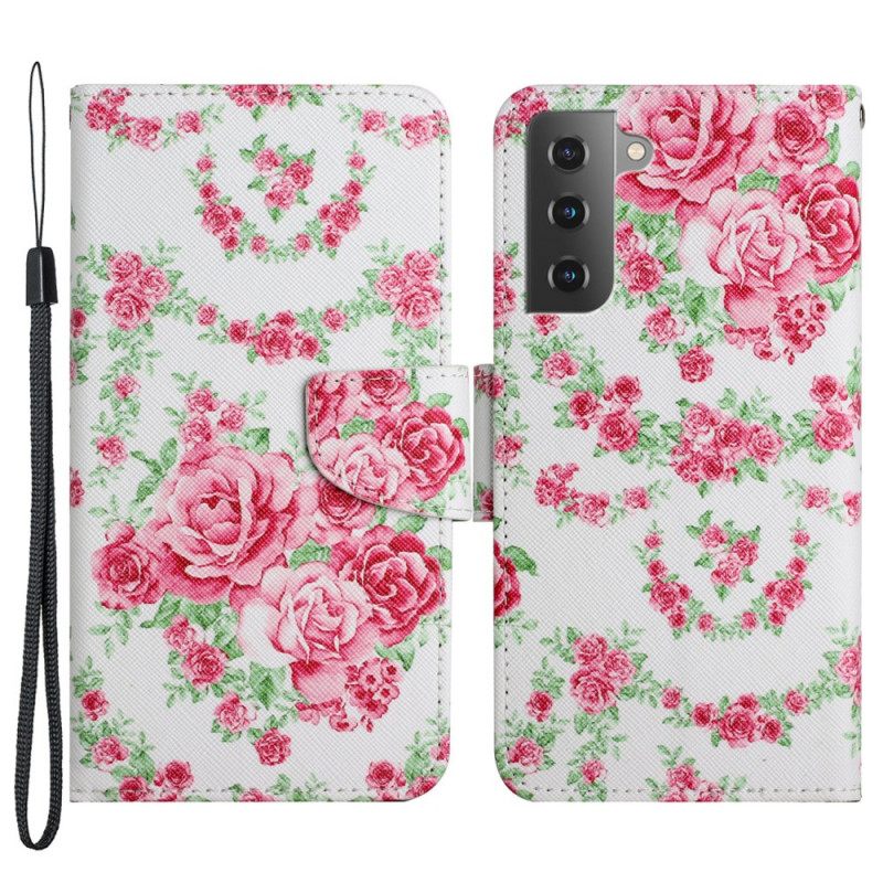 Kotelot Samsung Galaxy S22 Plus 5G Liberty Royal Flowers