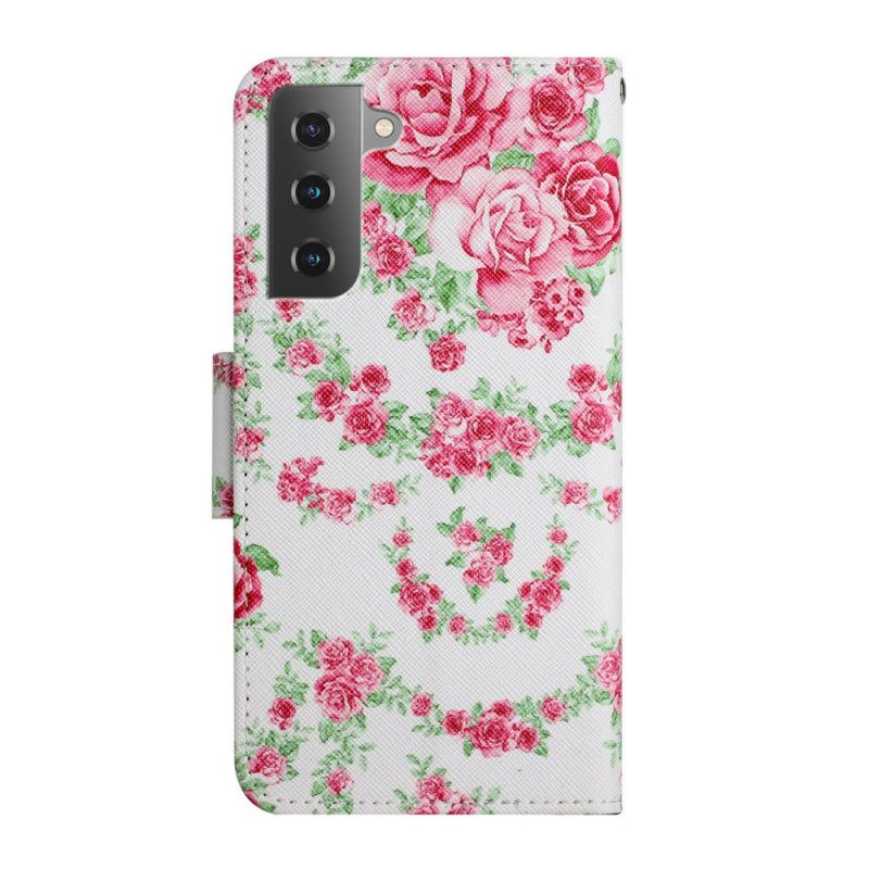 Kotelot Samsung Galaxy S22 Plus 5G Liberty Royal Flowers