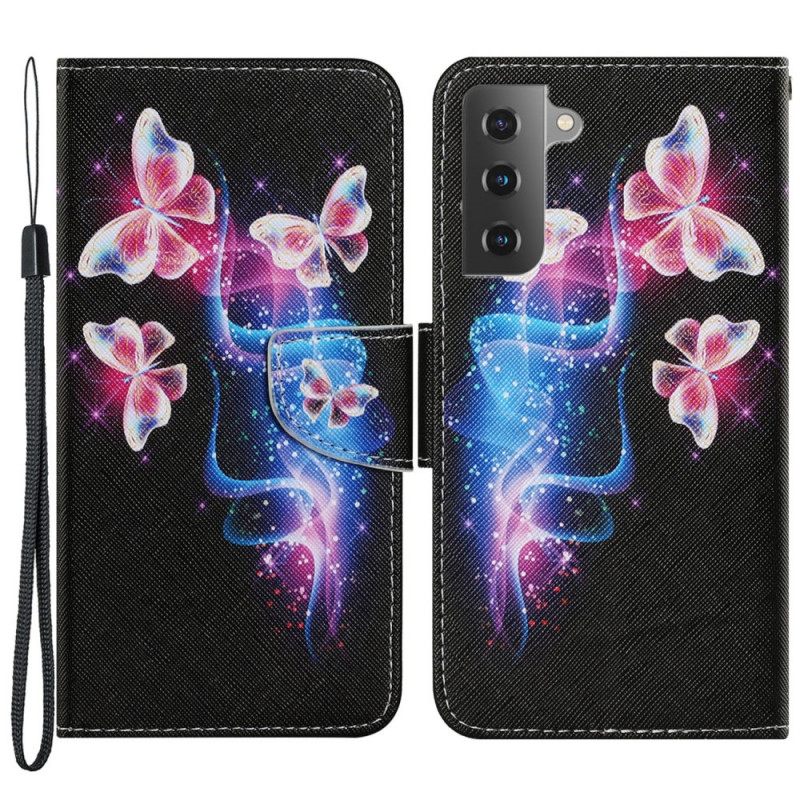 Kotelot Samsung Galaxy S22 Plus 5G Magic Butterflies