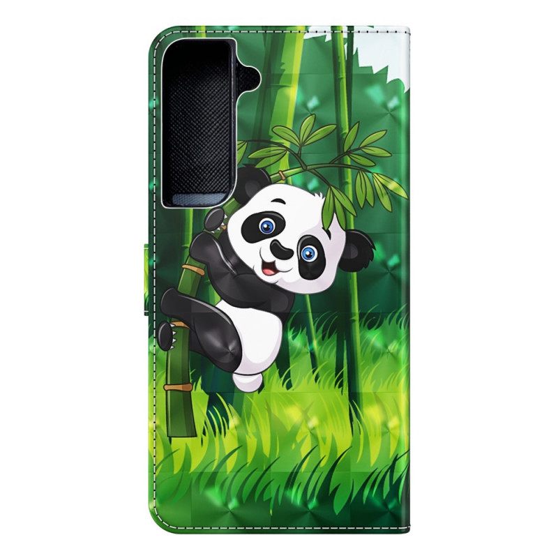 Kotelot Samsung Galaxy S22 Plus 5G Panda Ja Bamboo