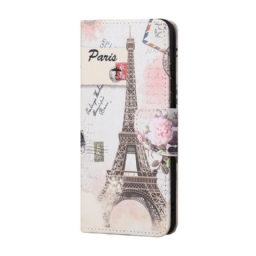 Kotelot Samsung Galaxy S22 Plus 5G Retro Eiffel-torni