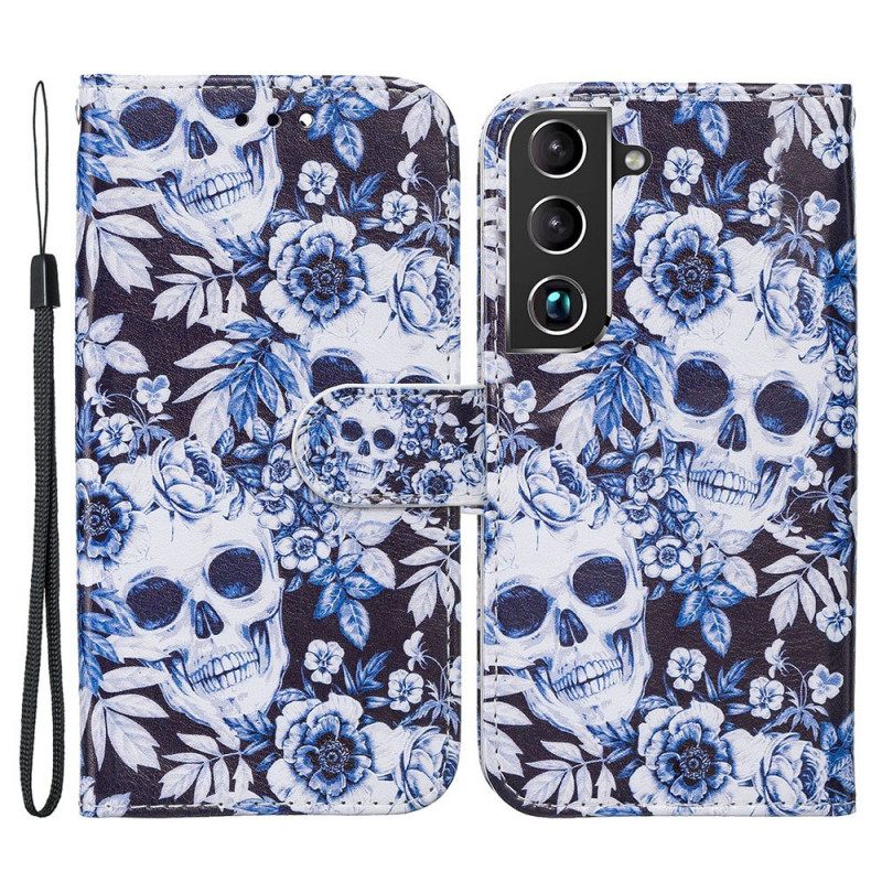 Kotelot Samsung Galaxy S22 Plus 5G Retro Skulls