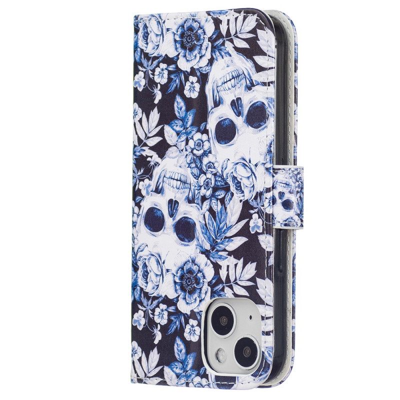 Kotelot Samsung Galaxy S22 Plus 5G Retro Skulls