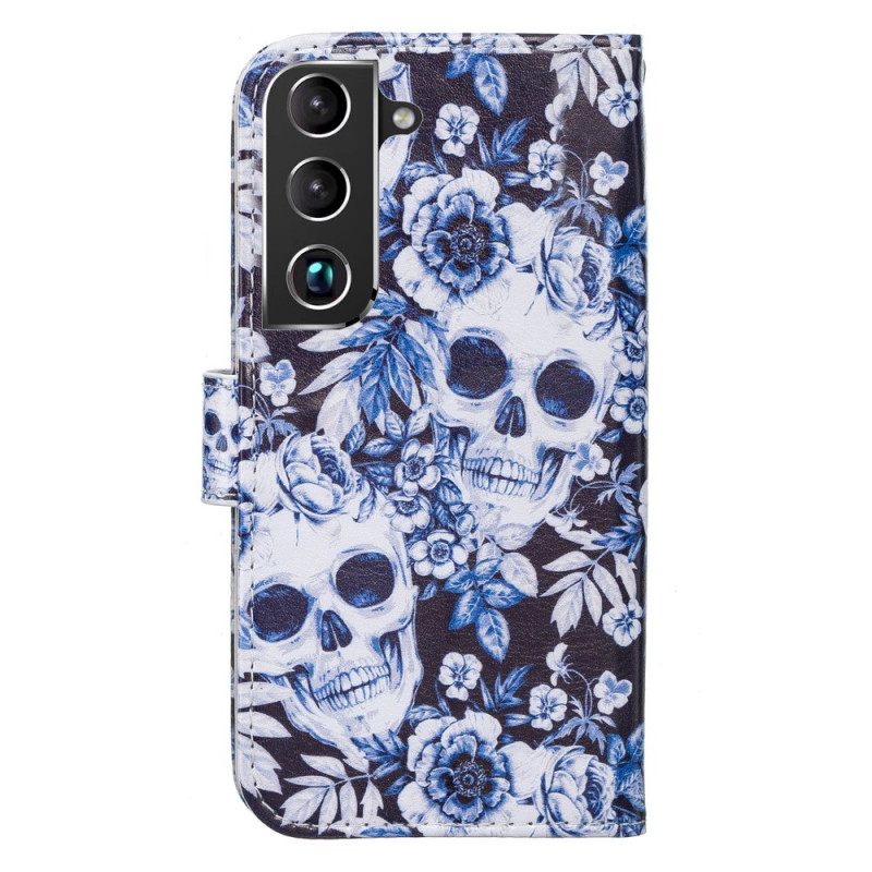 Kotelot Samsung Galaxy S22 Plus 5G Retro Skulls