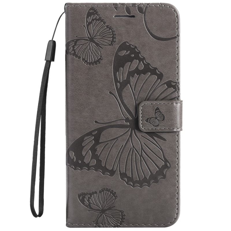 Kotelot Samsung Galaxy S22 Plus 5G Suojaketju Kuori Giant Thong Butterflies