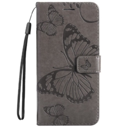 Kotelot Samsung Galaxy S22 Plus 5G Suojaketju Kuori Giant Thong Butterflies