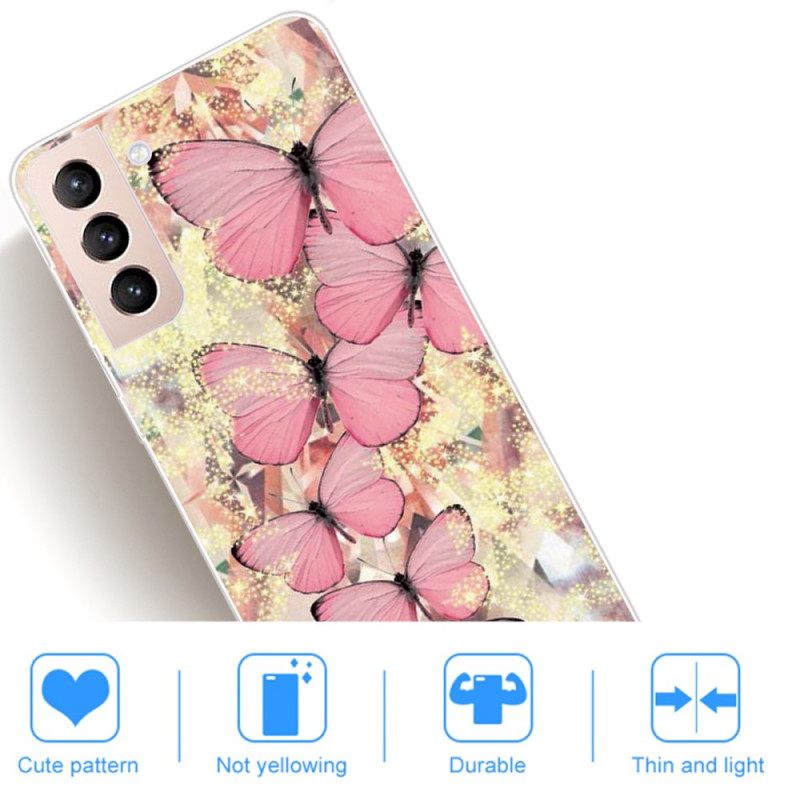 Kuori Samsung Galaxy S22 Plus 5G Butterflies Perhoset