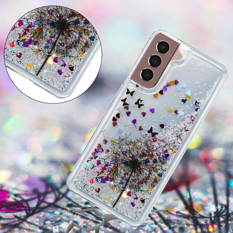 Kuori Samsung Galaxy S22 Plus 5G Dandelions Glitter