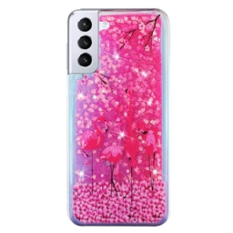 Kuori Samsung Galaxy S22 Plus 5G Flamingo Sequins