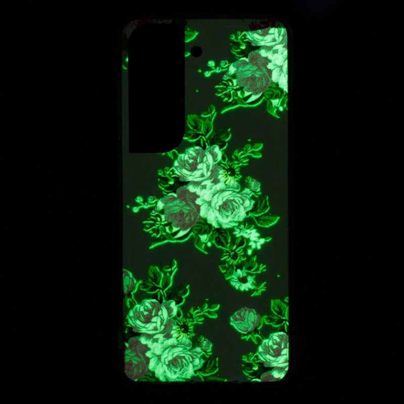 Kuori Samsung Galaxy S22 Plus 5G Fluorescent Liberty Flowers