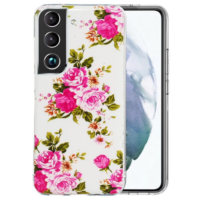 Kuori Samsung Galaxy S22 Plus 5G Fluorescent Liberty Flowers