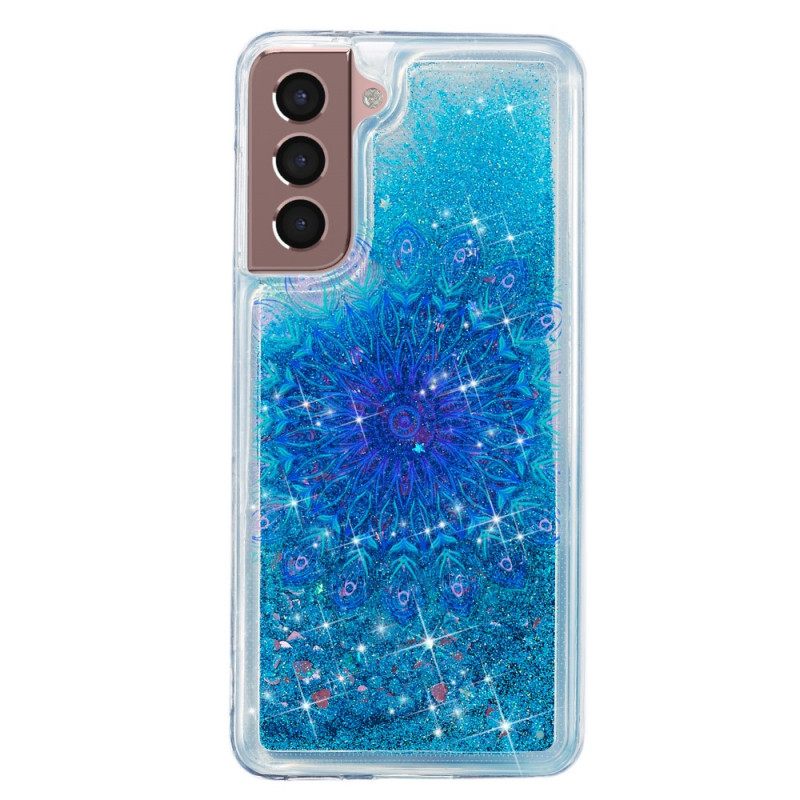 Kuori Samsung Galaxy S22 Plus 5G Glitter Mandala