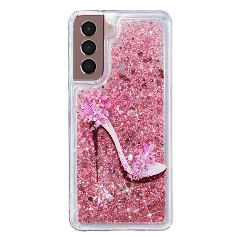 Kuori Samsung Galaxy S22 Plus 5G Glitter Pumppu