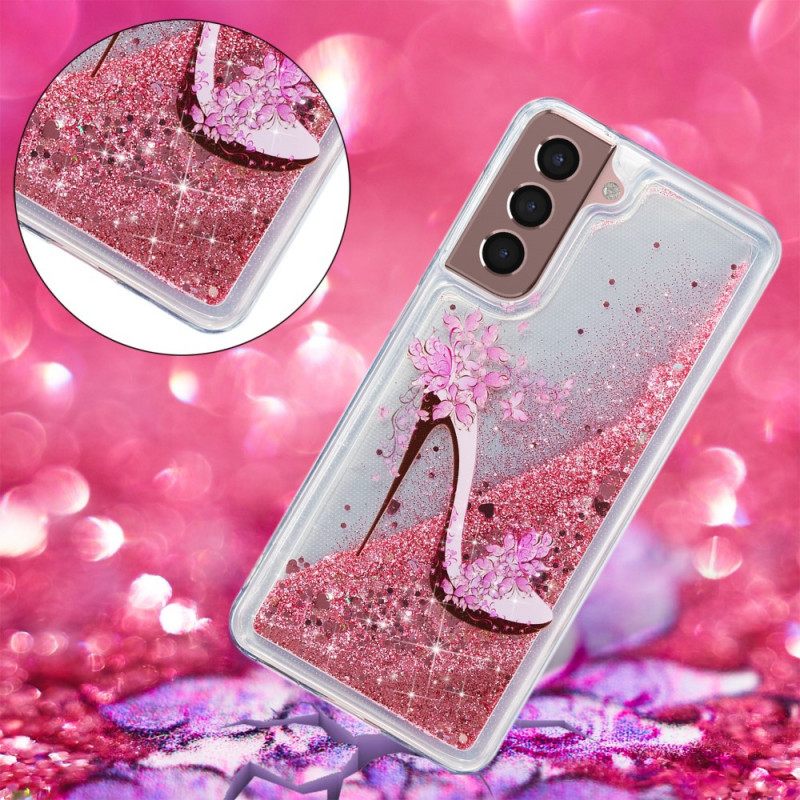 Kuori Samsung Galaxy S22 Plus 5G Glitter Pumppu