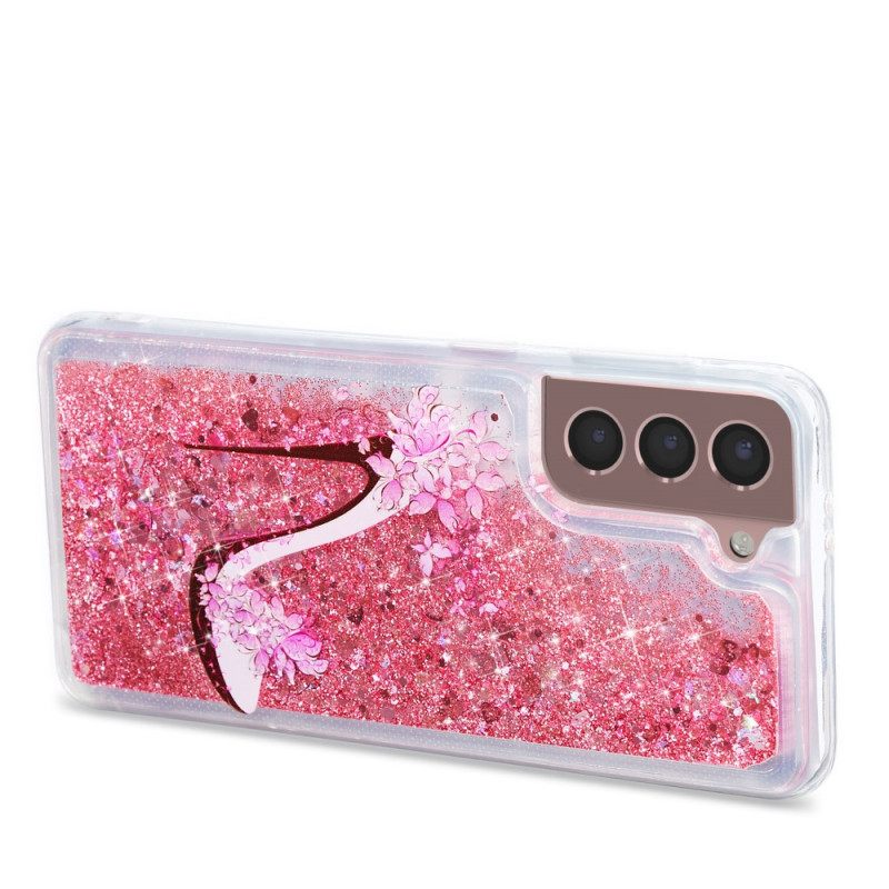 Kuori Samsung Galaxy S22 Plus 5G Glitter Pumppu