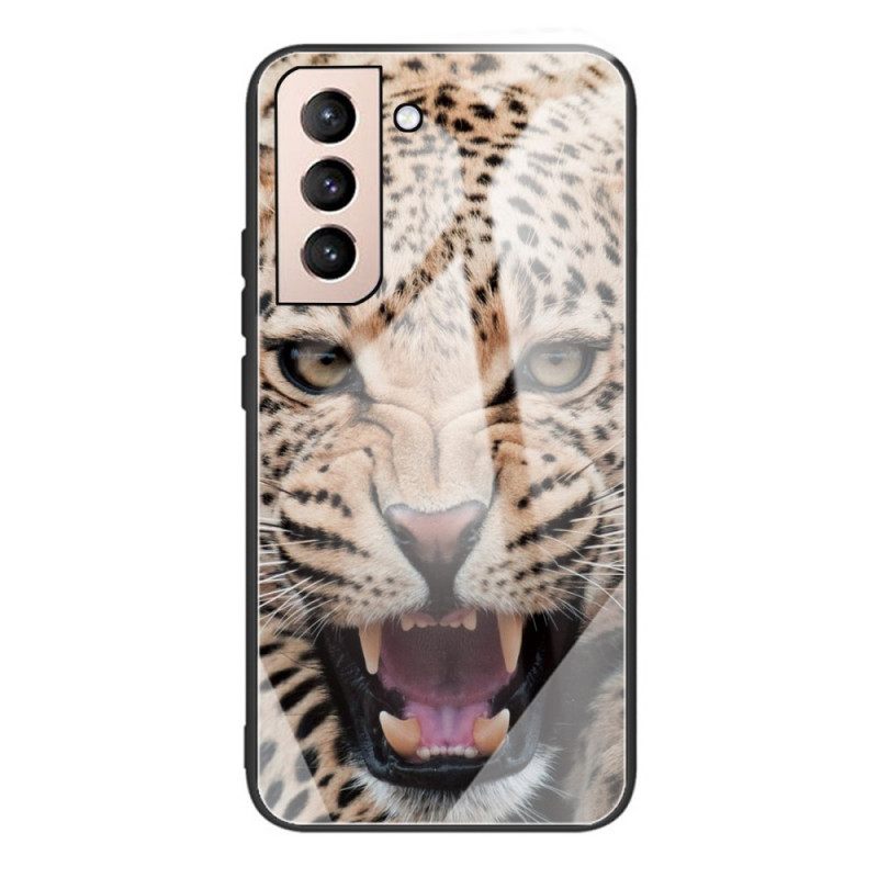 Kuori Samsung Galaxy S22 Plus 5G Leopard Tempered Glass