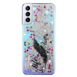 Kuori Samsung Galaxy S22 Plus 5G Life & Love Glitter