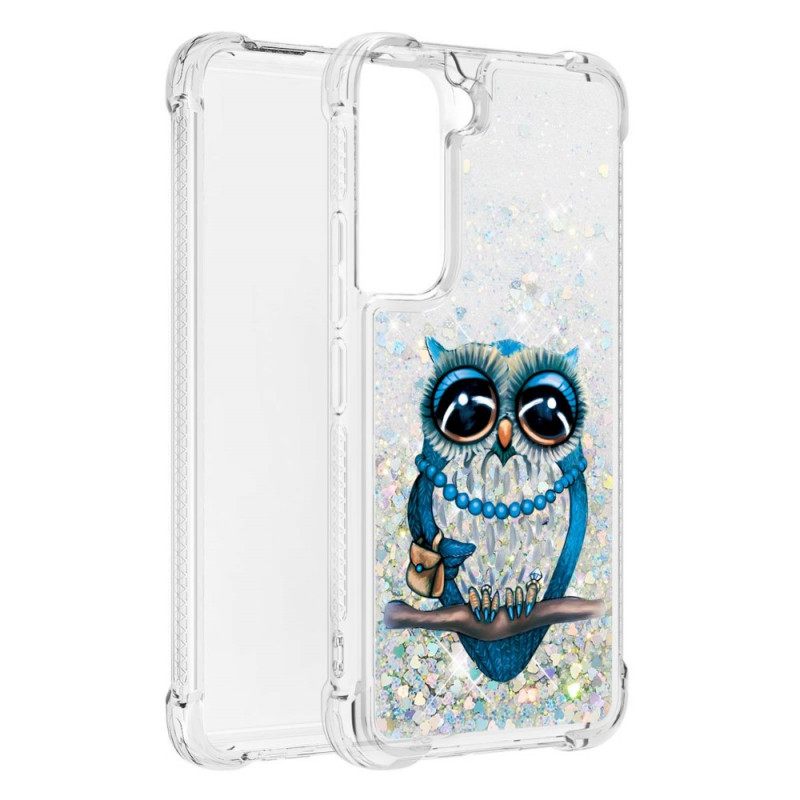 Kuori Samsung Galaxy S22 Plus 5G Miss Owl Glitter