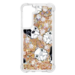 Kuori Samsung Galaxy S22 Plus 5G Mr Dog Glitter