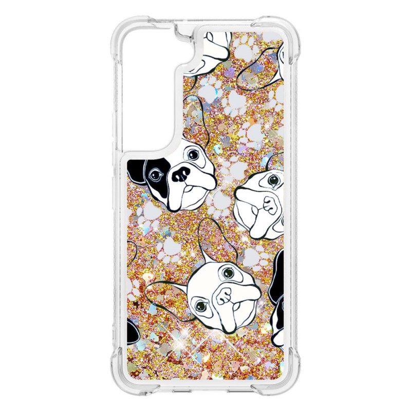 Kuori Samsung Galaxy S22 Plus 5G Mr Dog Glitter