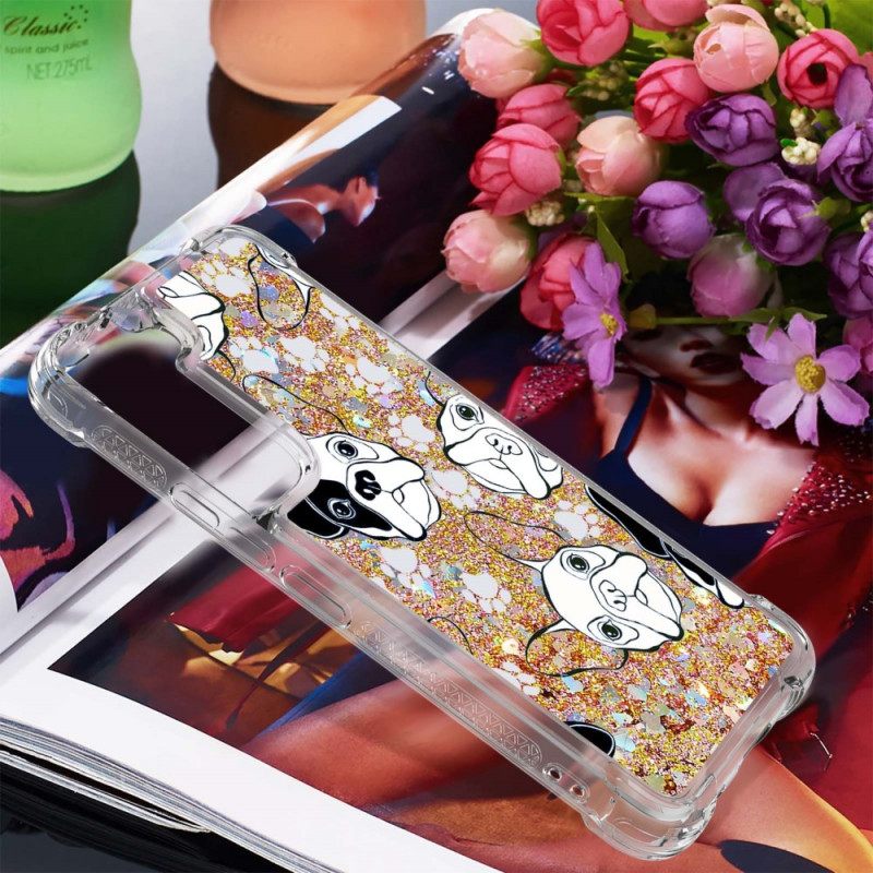 Kuori Samsung Galaxy S22 Plus 5G Mr Dog Glitter