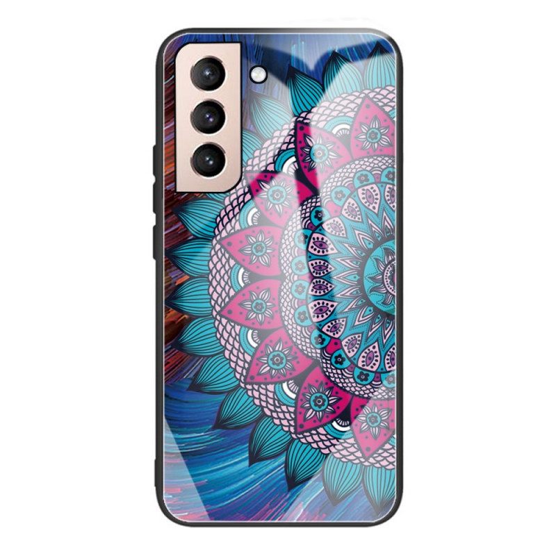 Kuori Samsung Galaxy S22 Plus 5G Tempered Glass Mandala