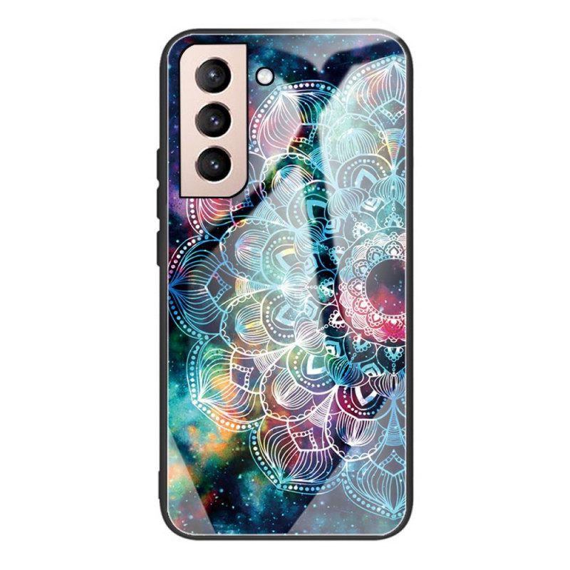 Kuori Samsung Galaxy S22 Plus 5G Tempered Glass Mandala