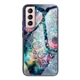 Kuori Samsung Galaxy S22 Plus 5G Tempered Glass Mandala