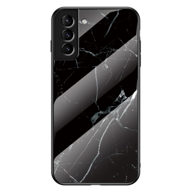 Kuori Samsung Galaxy S22 Plus 5G Tempered Glass Marble Colors