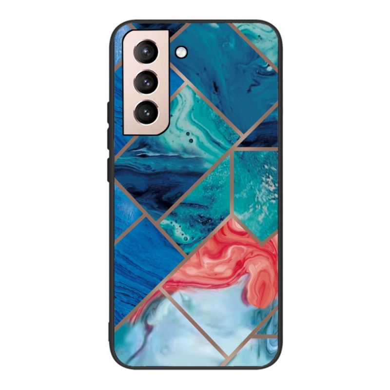 Kuori Samsung Galaxy S22 Plus 5G Variable Geometric Marble