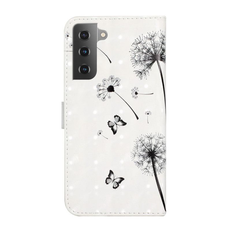 Nahkakotelo Samsung Galaxy S22 Plus 5G Baby Love Dandelion