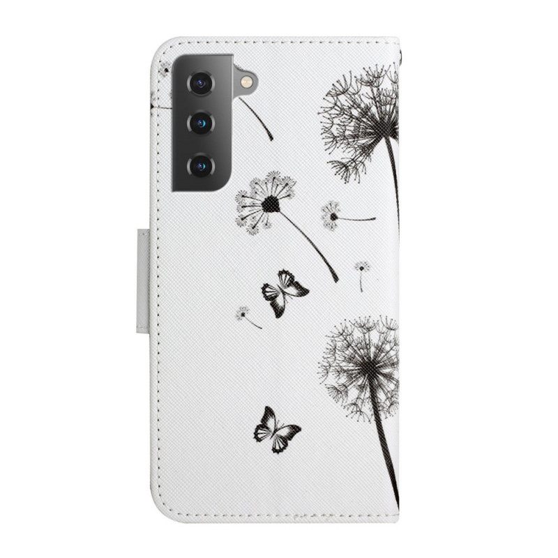 Nahkakotelo Samsung Galaxy S22 Plus 5G Baby Love Dandelion