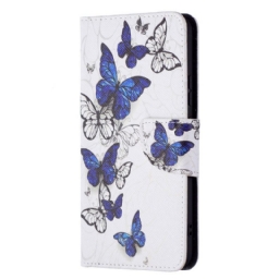 Nahkakotelo Samsung Galaxy S22 Plus 5G Butterflies Kings