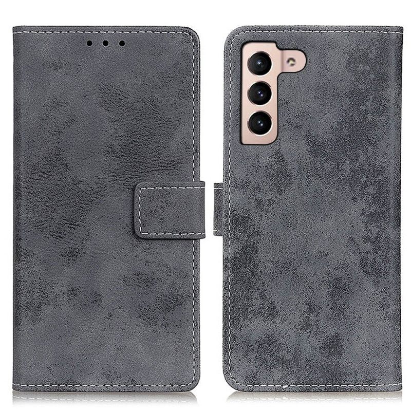 Nahkakotelo Samsung Galaxy S22 Plus 5G Vintage Leather Effect