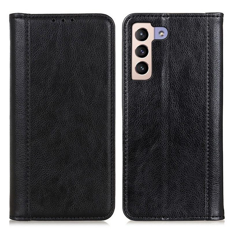 Puhelinkuoret Samsung Galaxy S22 Plus 5G Kotelot Flip Elegance Split Litchi Leather