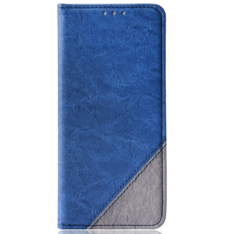 Puhelinkuoret Samsung Galaxy S22 Plus 5G Kotelot Flip Faux Leather Bicolor Oblique