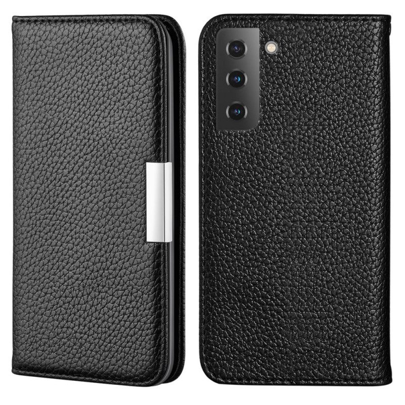 Puhelinkuoret Samsung Galaxy S22 Plus 5G Kotelot Flip Ultra Chic Litchi Faux Leather