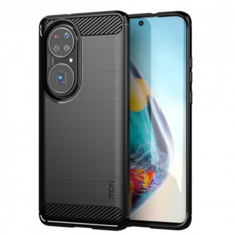 Case Huawei P50 Pro Harjattu Hiilikuitu Mofi