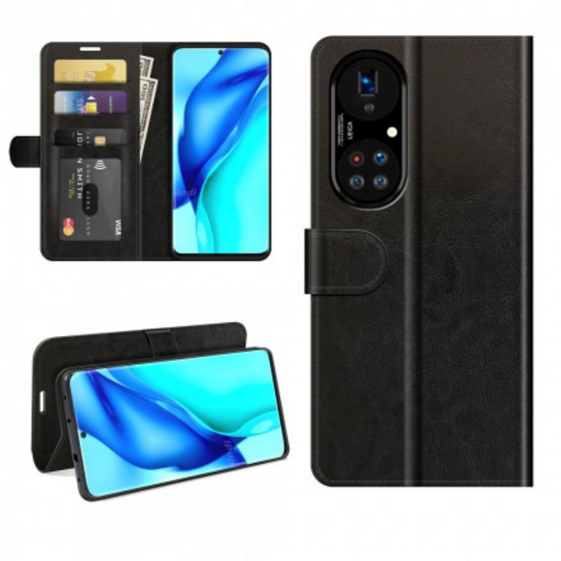 Kotelot Huawei P50 Pro Style Nahkasuunnittelu