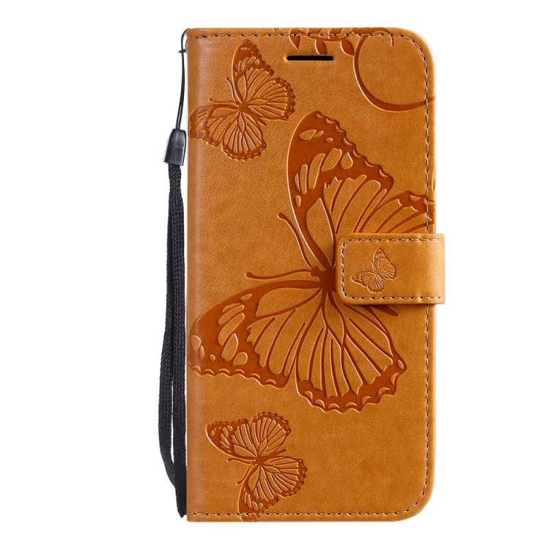 Kotelot Huawei P50 Pro Suojaketju Kuori Giant Thong Butterflies