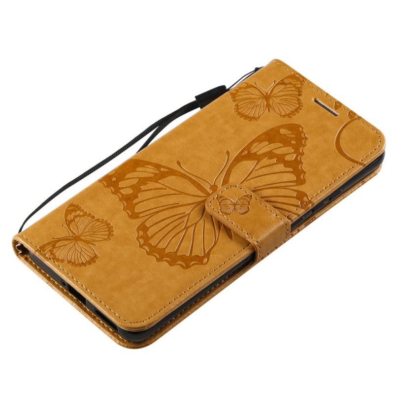 Kotelot Huawei P50 Pro Suojaketju Kuori Giant Thong Butterflies