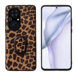 Kuori Huawei P50 Pro Style Leopard Ring Tuki