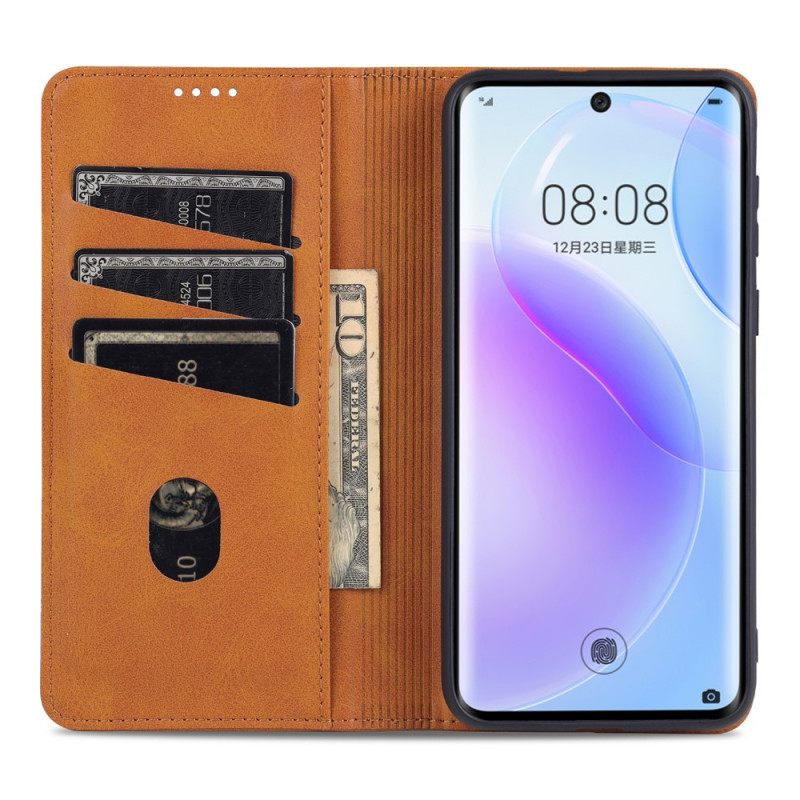 Puhelinkuoret Huawei P50 Pro Kotelot Flip Style Leather Azns